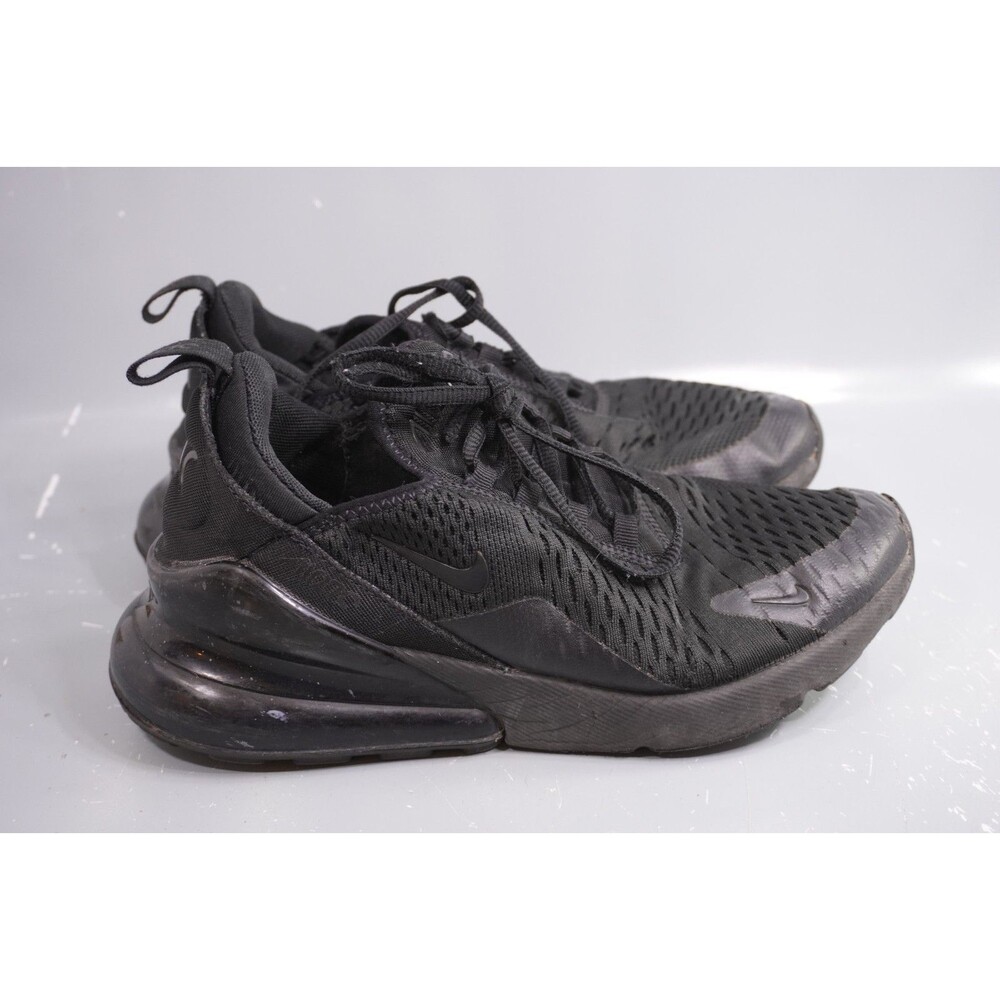 Nike Air Max 270 Shoes Youth Size 7Y Black Triple Black Sneakers BQ5776-001